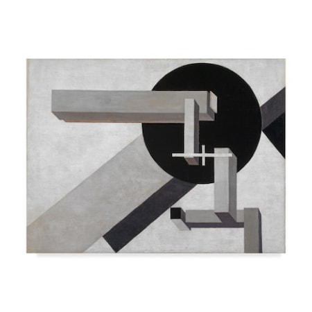TRADEMARK FINE ART El Lissitzky 'Proun 1 D 1919' Canvas Art, 24x32 BL01793-C2432GG